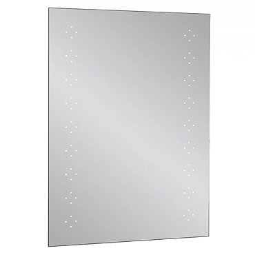 Bauhaus - Rio 1.0 LED Illuminated Mirror w/ Shaving Socket, Digital Clock & De-Mist Pad - MES8060A P