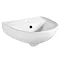 Premier - Bay 350 Wall Hung Basin 1TH - 350 x 305 x 140mm - NBV135 Large Image
