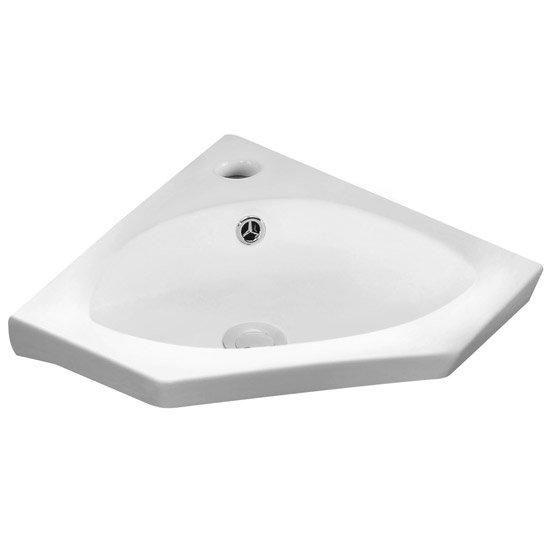 Premier - Bay 390 Inset Corner Basin 1TH - 390 x 390 x 160mm - NBV134 Large Image
