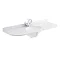 Bayswater 1200mm 1TH Curved White Marble Single Bowl Basin Top Large Image