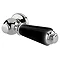 Bayswater Black Ceramic WC Lever Handle Large Image