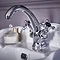 Bayswater Black Crosshead Mono Basin Mixer + Pop-Up Waste  Feature Large Image