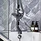 Bayswater Black Triple Exposed Thermostatic Shower Valve Profile Large Image