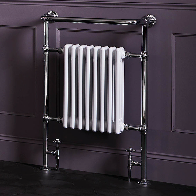 Bayswater Clifford Heated Towel Rail Radiator 965 x 673mm  Profile Large Image