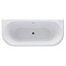 Bayswater Courtnell 1700mm Double Ended Back-To-Wall Freestanding Bath  Profile Large Image