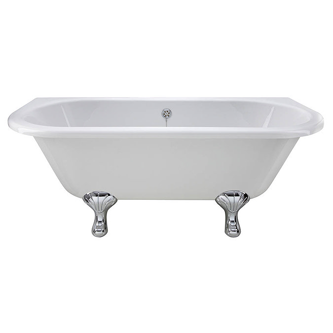 Bayswater Courtnell 1700mm Double Ended Back-To-Wall Freestanding Bath Large Image