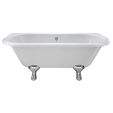 Bayswater Courtnell 1700mm Double Ended Back-To-Wall Freestanding Bath  Profile Large Image