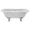 Bayswater Courtnell 1700mm Double Ended Back-To-Wall Freestanding Bath Large Image