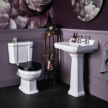 Bayswater Fitzroy Close Coupled Traditional Bathroom Suite  Profile Large Image