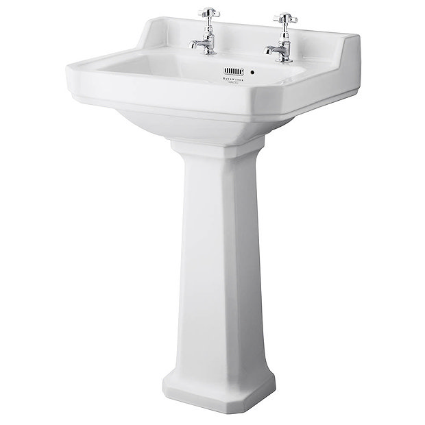 Bayswater Fitzroy Traditional 2TH Basin & Full Pedestal Large Image