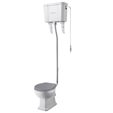 Bayswater Fitzroy Comfort Height Traditional High Level Toilet  Profile Large Image
