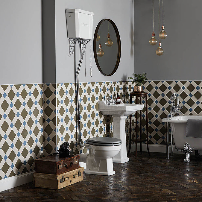 Bayswater Fitzroy High Level Traditional Bathroom Suite Large Image