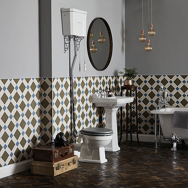 Bayswater Fitzroy High Level Traditional Bathroom Suite  Profile Large Image
