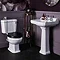 Bayswater Fitzroy Traditional 2TH Basin & Full Pedestal Profile Large Image