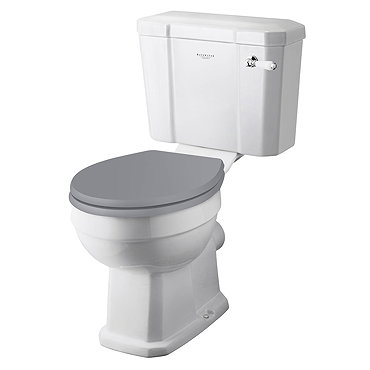 Bayswater Fitzroy Traditional Close Coupled Toilet with Ceramic Lever Flush  Profile Large Image