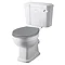 Bayswater Fitzroy Traditional Close Coupled Toilet with Ceramic Lever Flush Large Image