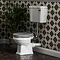 Bayswater Fitzroy Comfort Height Traditional Low Level Toilet with Ceramic Lever Flush  Profile Larg