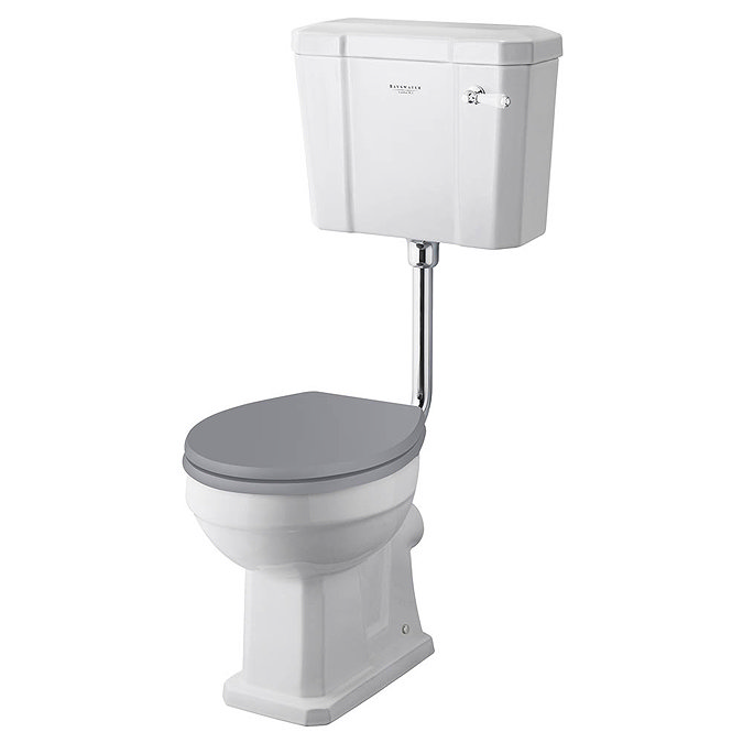 Bayswater Fitzroy Traditional Comfort Height Low Level Toilet with Ceramic Lever Flush Large Image