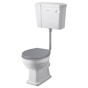 Bayswater Fitzroy Traditional Low Level Toilet with Ceramic Lever Flush Large Image