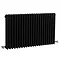 Bayswater Nelson Black Triple Column Radiator 600 x 1011mm Large Image