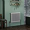 Bayswater Nelson White Double Column Radiator 600 x 650mm  Profile Large Image