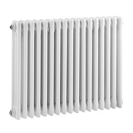 Bayswater Nelson White Triple Column Radiator 600 x 786mm Large Image