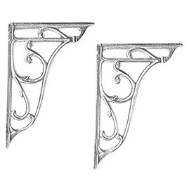 Bayswater Ornate Cistern Brackets Large Image