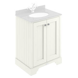 Bayswater Pointing White 600mm 2 Door Basin Cabinet Only Medium Image