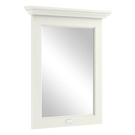 Bayswater Pointing White 600mm Flat Mirror Large Image