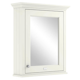 Bayswater Pointing White 600mm Mirror Wall Cabinet Large Image