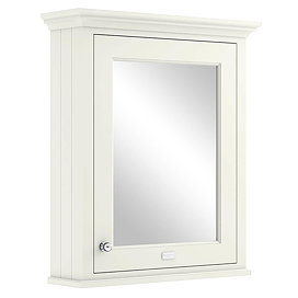Bayswater Pointing White 600mm Mirror Wall Cabinet Large Image