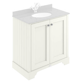 Bayswater Pointing White 800mm 2 Door Basin Cabinet Only Large Image