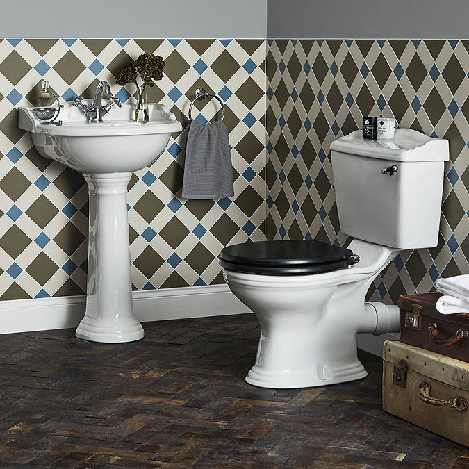 Bayswater Porchester Close Coupled Traditional Bathroom Suite Large Image