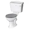 Bayswater Porchester Traditional Close Coupled Toilet with Ceramic Lever Flush Large Image
