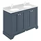 Bayswater Stiffkey Blue 1200mm 4 Door Basin Cabinet Only Large Image