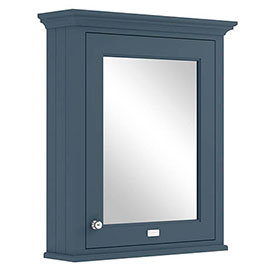Bayswater Stiffkey Blue 600mm Mirror Wall Cabinet Medium Image