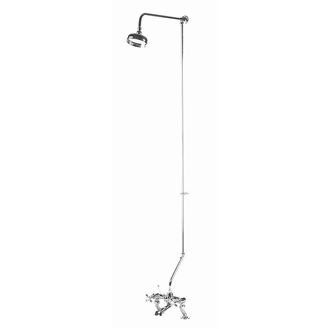 Bayswater Traditional Rigid Riser Kit for Bath Shower Mixer Large Image