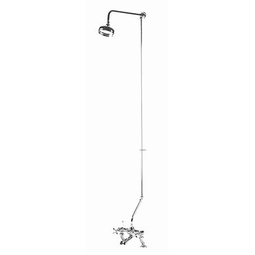 Bayswater Traditional Rigid Riser Kit for Bath Shower Mixer  Profile Large Image