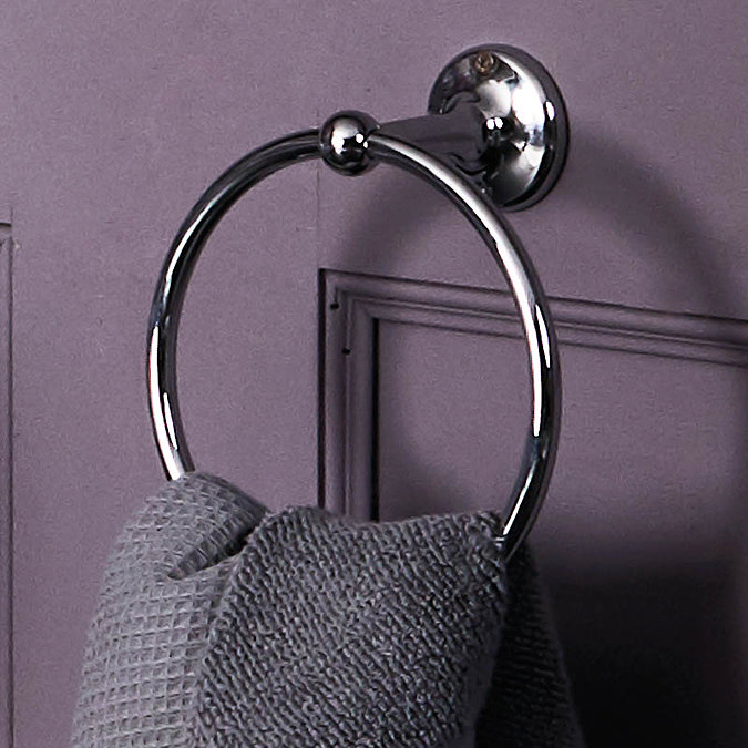 Bayswater Traditional Towel Ring  Profile Large Image