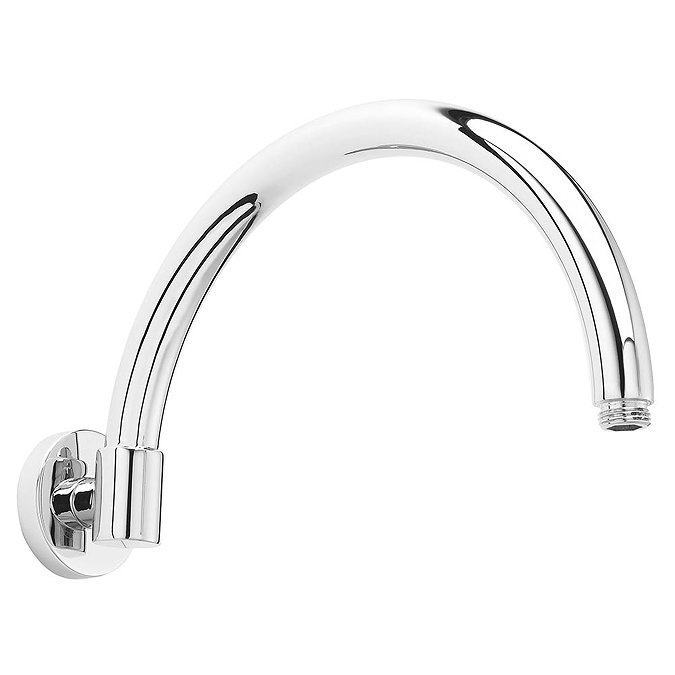 Bayswater Wall Mounted Curved Shower Arm Large Image