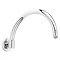 Bayswater Wall Mounted Curved Shower Arm Large Image
