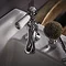 Bayswater White Lever Traditional Basin Taps  Feature Large Image