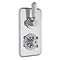 Bayswater White Twin Concealed Thermostatic Shower Valve with Diverter Large Image