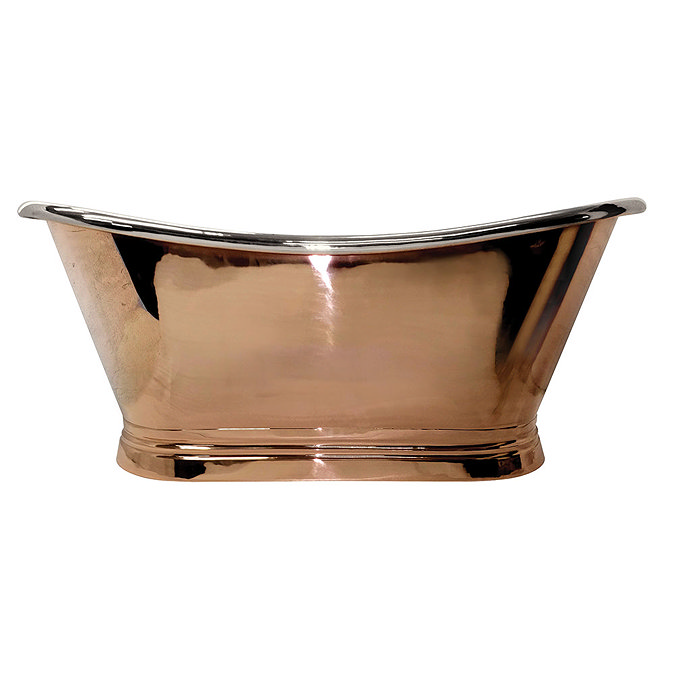 BC Designs 1500mm Copper / Nickel Double Ended Freestanding Bath  Profile Large Image