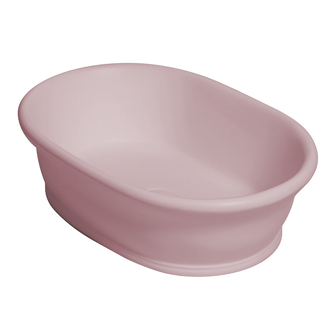 BC Designs Aurelius/Bampton 535 x 390mm Cian Countertop Basin - Satin Rose