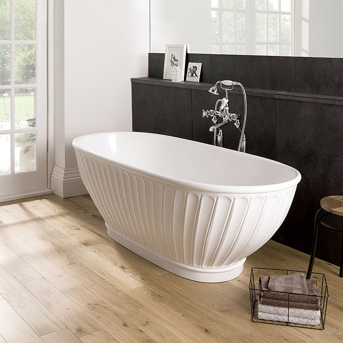 BC Designs Casini Double Ended Freestanding Bath 1680 x 750mm  Profile Large Image