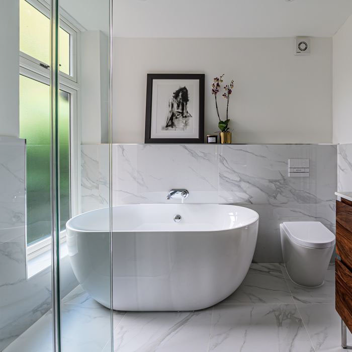 BC Designs Dinkee Freestanding Modern Bath 1500 x 780mm  Profile Large Image