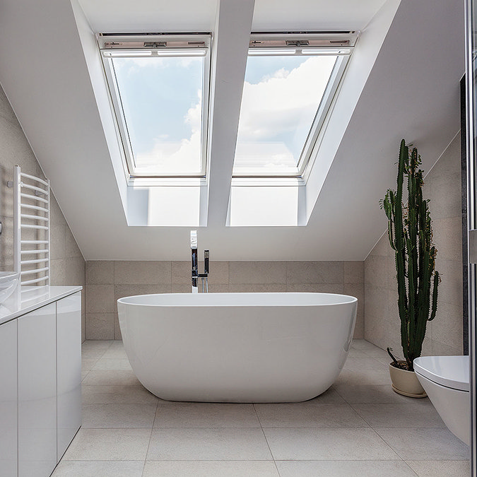 BC Designs Dinkee Freestanding Modern Bath 1500 x 780mm  Feature Large Image