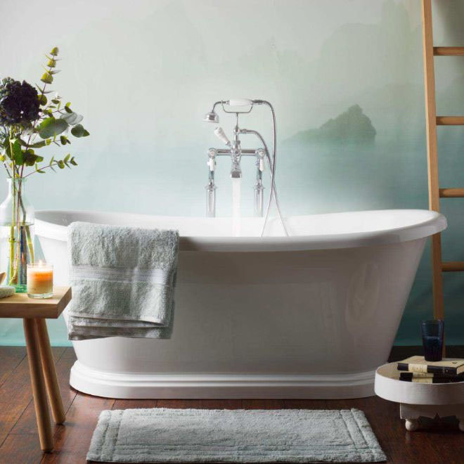 Brooklyn 1500 x 750mm Double Ended Freestanding Bath