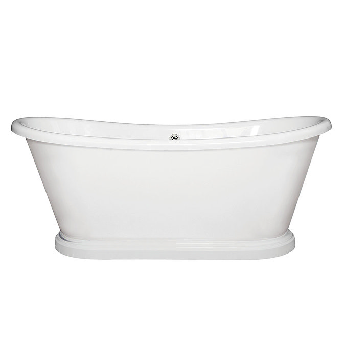 BC Designs Double Ended Roll Top Freestanding Bath 1800 x 800mm  Profile Large Image